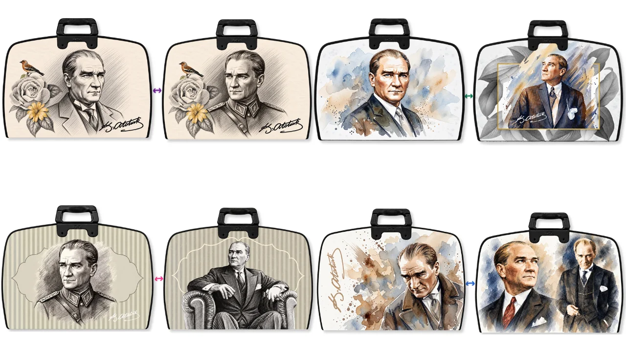 38x55 ART COLLEGE BAG / ATATÜRK SERIES