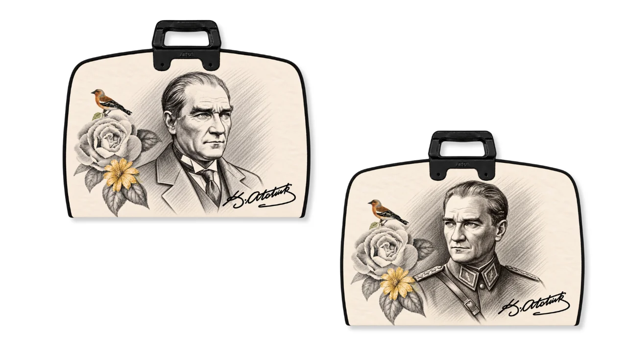 38x55 ART COLLEGE BAG / ATATÜRK SERIES (Galeri)