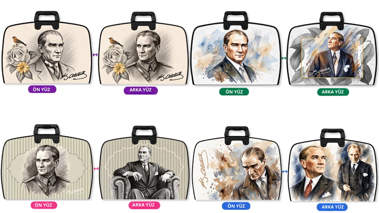 38x55 ART COLLEGE BAG / ATATÜRK SERIES (Galeri)