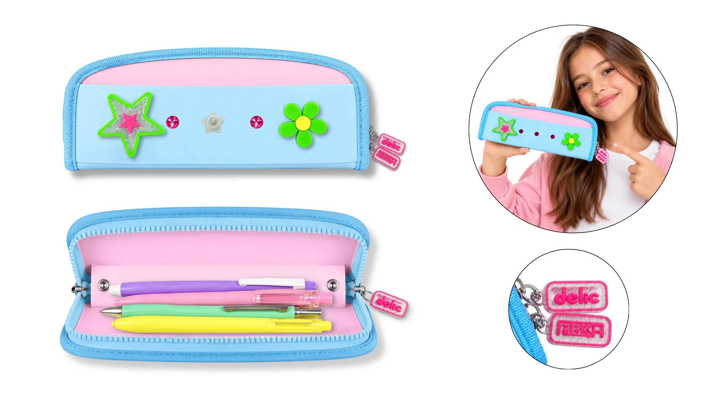 DELIC SERIES - PENCIL CASE WITH ZIPPER